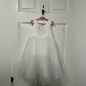 Azazie Flower Girl Dress - worn once, Size 3T. Heart cut out in back of dress.